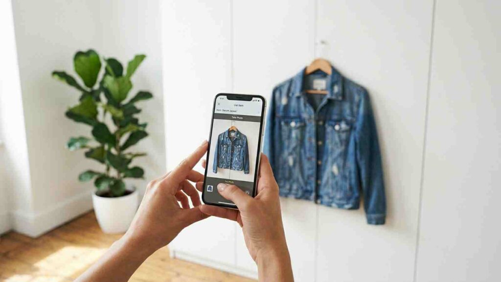 photographing products to sell