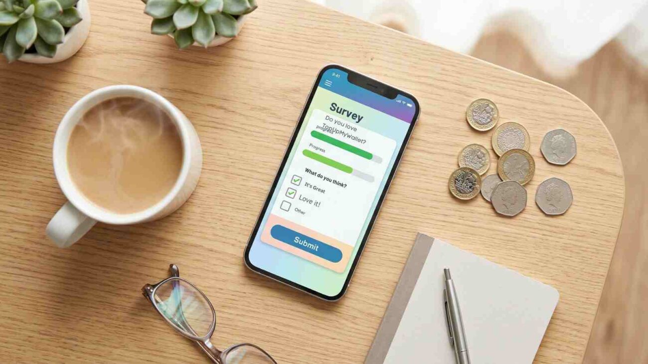 filling in surveys for money